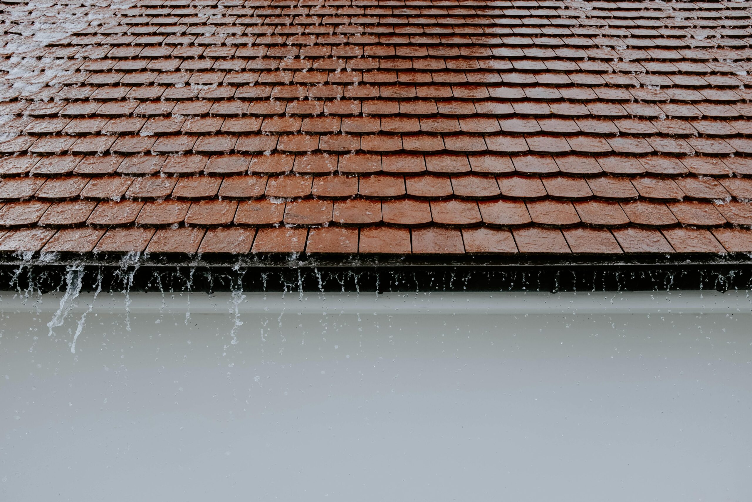 Max's Real Estate Cleaning team providing professional gutter cleaning services in Los Angeles, CA, ensuring homes are protected from water damage.