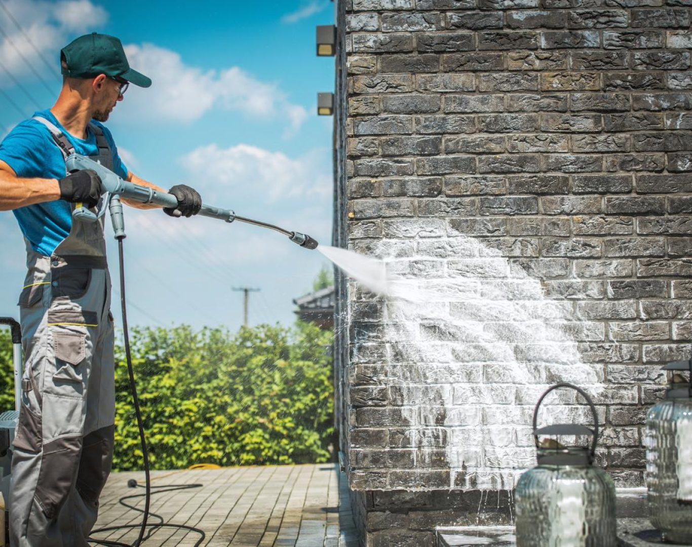 Pressure washing in Agoura Hills, CA by Max's Window Cleaning